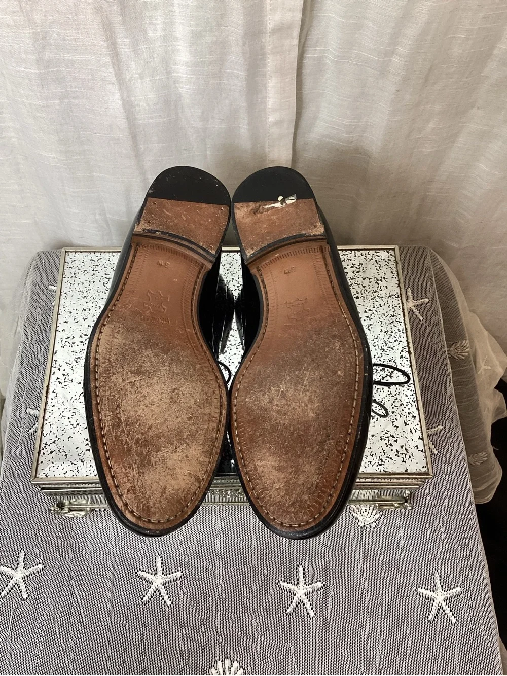 Peter Huber “Glance” Formal Oxfords; Size: 8W